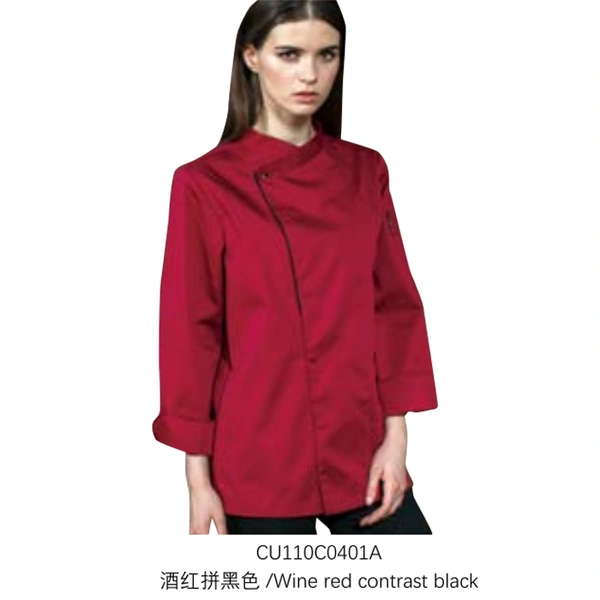 BD-MO177 Chef overalls long-sleeved men's autumn and winter clothes