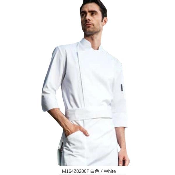 BD-MO190 Design hidden zipper style chef uniform