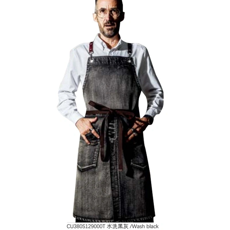 BD-MO226  Tailor-made denim vest apron Halter apron