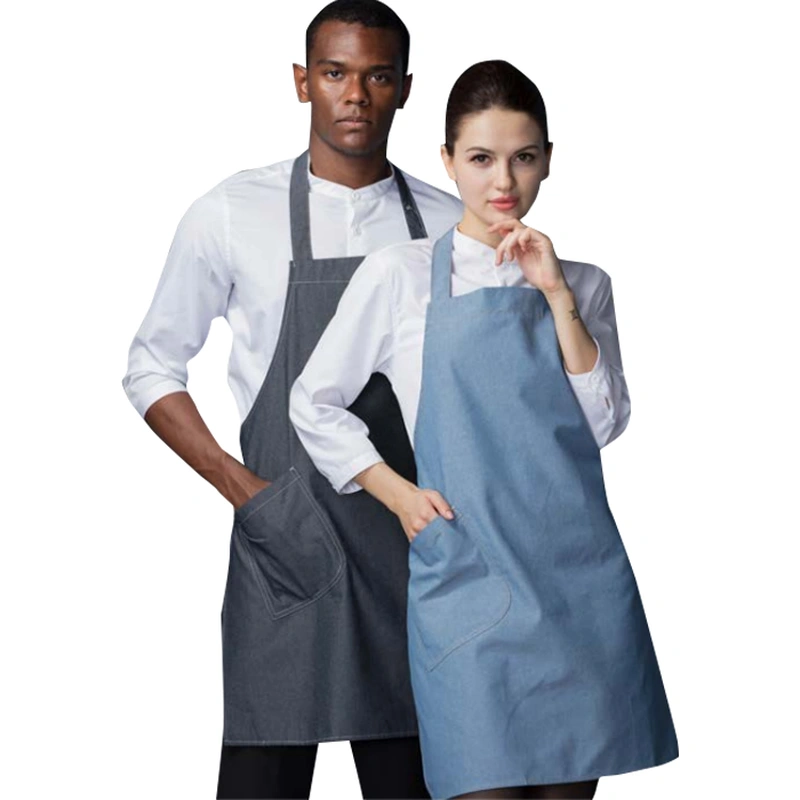 BD-MO233  Design solid color halterneck vest apron