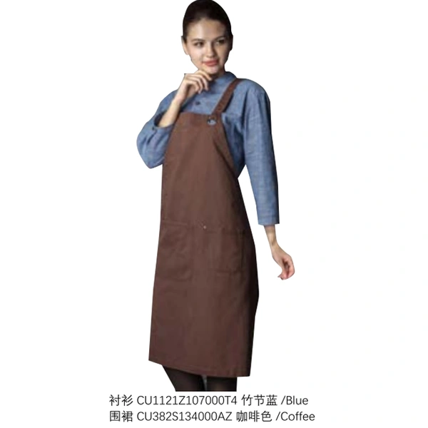 BD-MO233  Design solid color halterneck vest apron