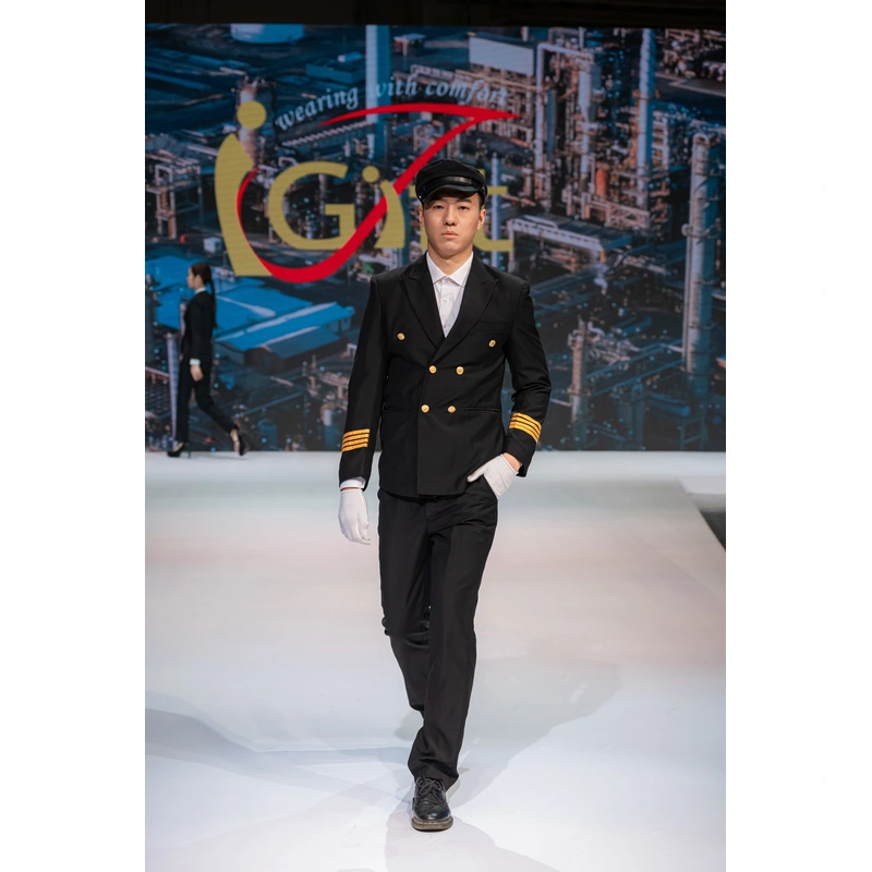 BD-MO-120 Customized Driver Uniform, Real Model Catwalk