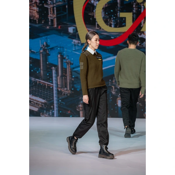 BD-MO-013 Customized Security Sweater Uniform Model Demonstration Reality Catwalk