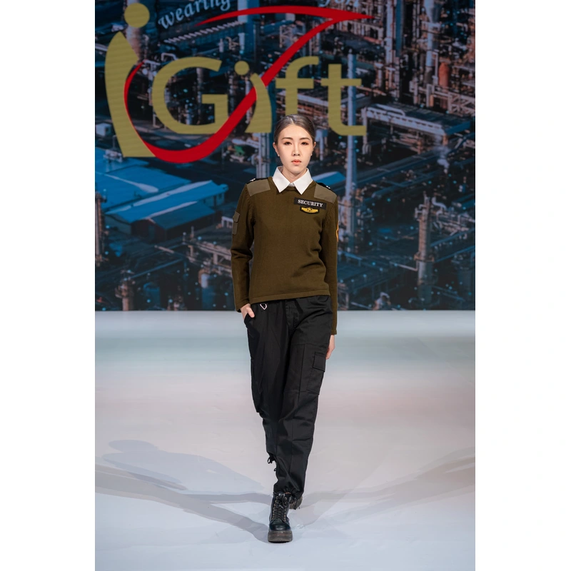 BD-MO-013 Customized Security Sweater Uniform Model Demonstration Reality Catwalk