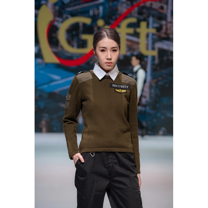 BD-MO-013 Customized Security Sweater Uniform Model Demonstration Reality Catwalk