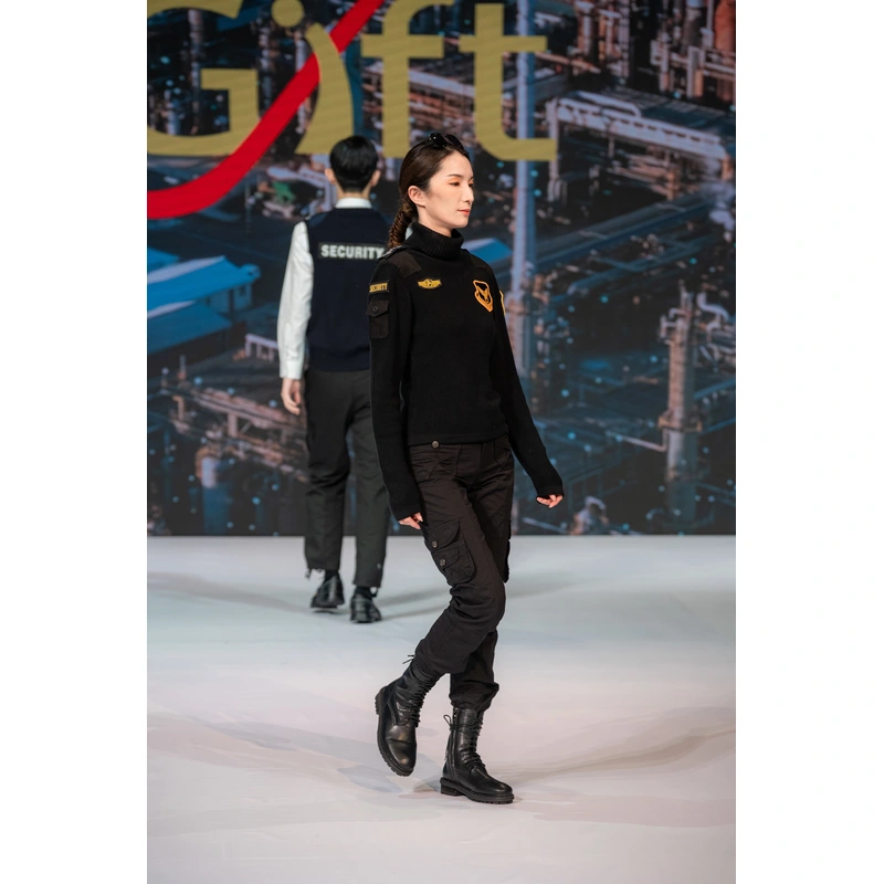 BD-MO-016 Custom-made high-neck security sweater uniforms live show