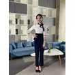 BD-MO-093 Order Korean reception uniform, bow neckline design, spring and summer dress, waist repair, dignified and comfortable
