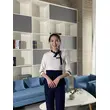BD-MO-093 Order Korean reception uniform, bow neckline design, spring and summer dress, waist repair, dignified and comfortable