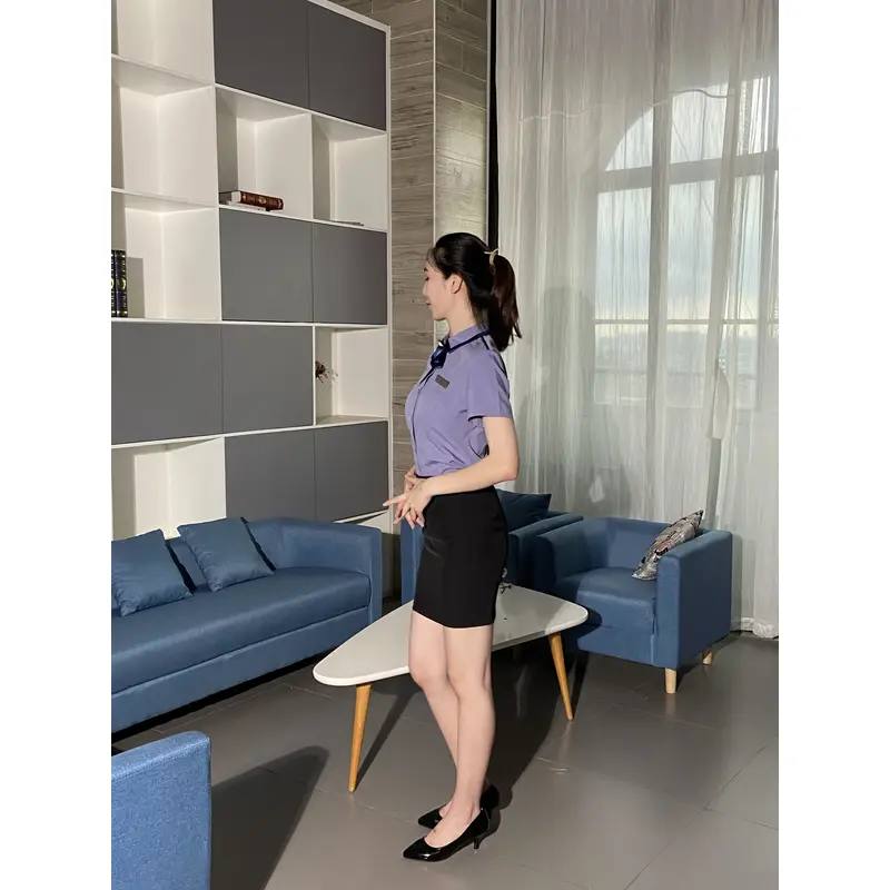 BD-MO-098  Model display Order dignified and generous uniforms Front desk uniform shop