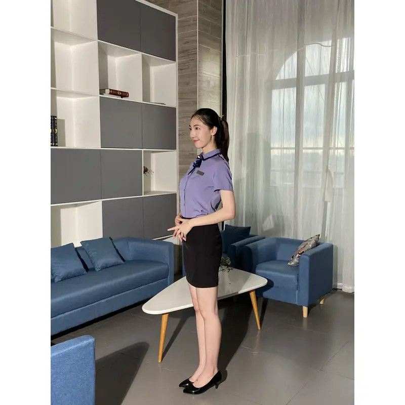 BD-MO-098  Model display Order dignified and generous uniforms Front desk uniform shop