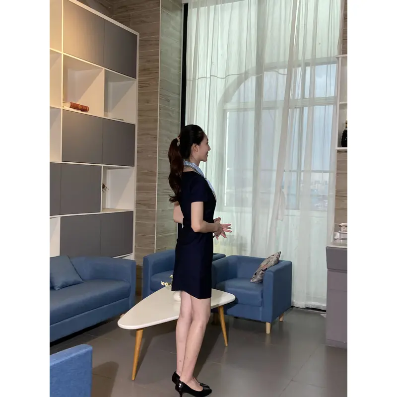 BD-MO-102 Customized reception uniforms, model display, design ribbons, one-piece dresses, reception uniforms specialty store