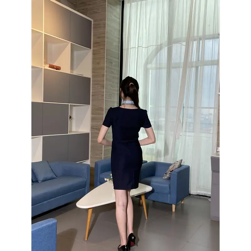 BD-MO-102 Customized reception uniforms, model display, design ribbons, one-piece dresses, reception uniforms specialty store