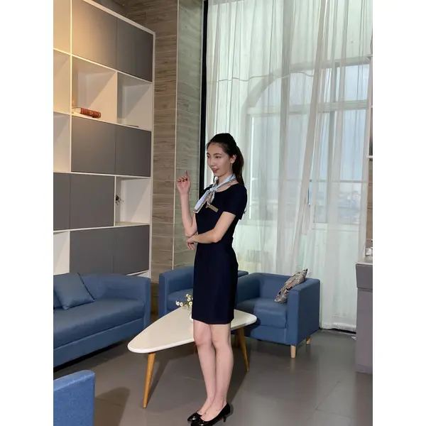 BD-MO-102 Customized reception uniforms, model display, design ribbons, one-piece dresses, reception uniforms specialty store