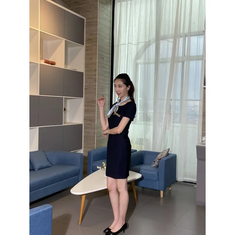 BD-MO-102 Customized reception uniforms, model display, design ribbons, one-piece dresses, reception uniforms specialty store