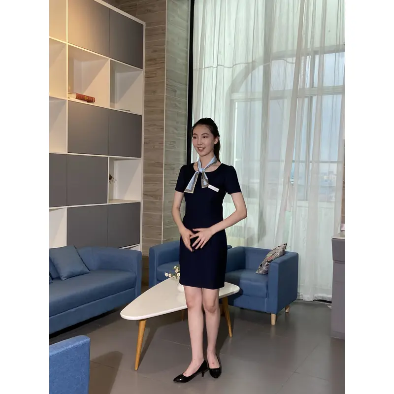 BD-MO-102 Customized reception uniforms, model display, design ribbons, one-piece dresses, reception uniforms specialty store