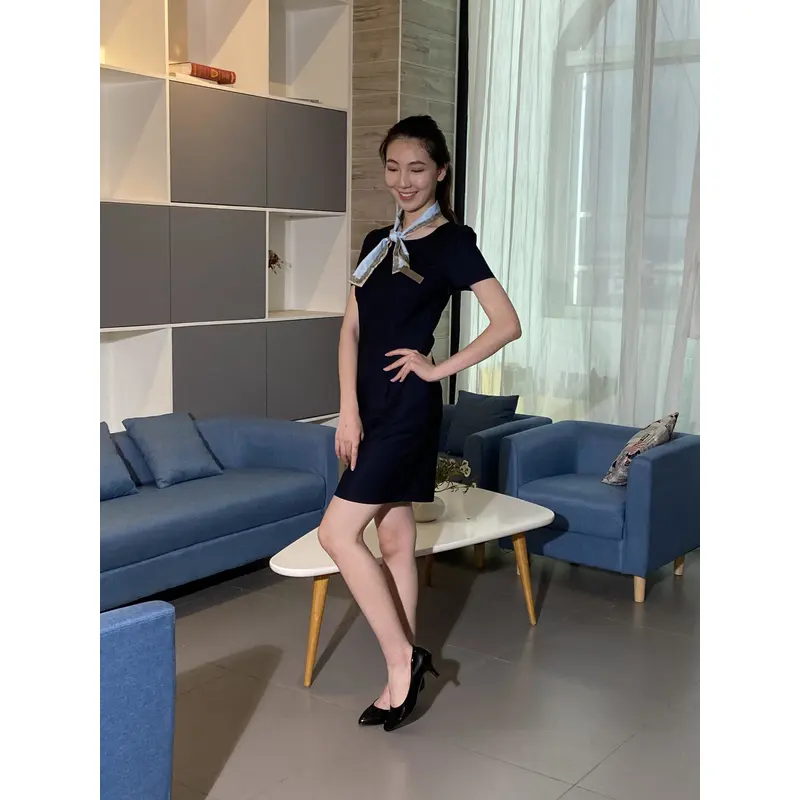 BD-MO-102 Customized reception uniforms, model display, design ribbons, one-piece dresses, reception uniforms specialty store