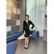 BD-MO-105 Model display Designed v-neck one-piece dress Elegant slim fit Front desk uniform center