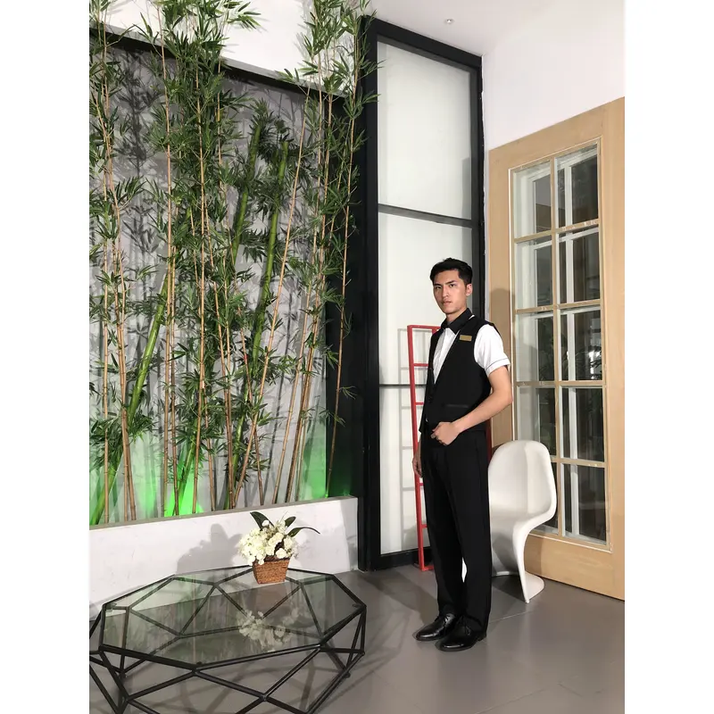 BD-MO-108 Model display Design short-sleeved uniform suit Front desk uniform supplier