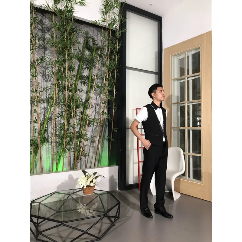 BD-MO-108 Model display Design short-sleeved uniform suit Front desk uniform supplier