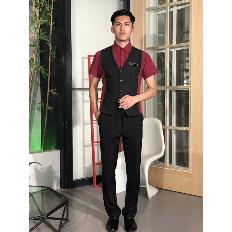 BD-MO-109  Model display Design contrasting uniforms Front desk uniform supplier