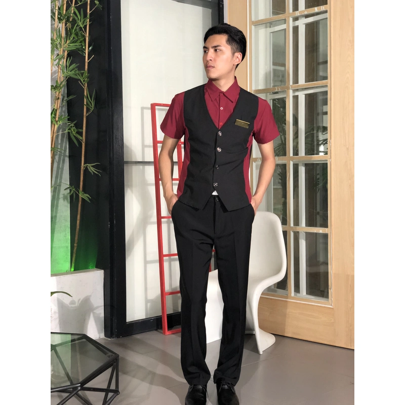 BD-MO-109  Model display Design contrasting uniforms Front desk uniform supplier