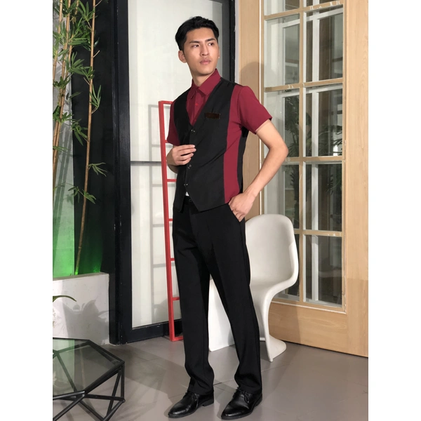 BD-MO-109  Model display Design contrasting uniforms Front desk uniform supplier