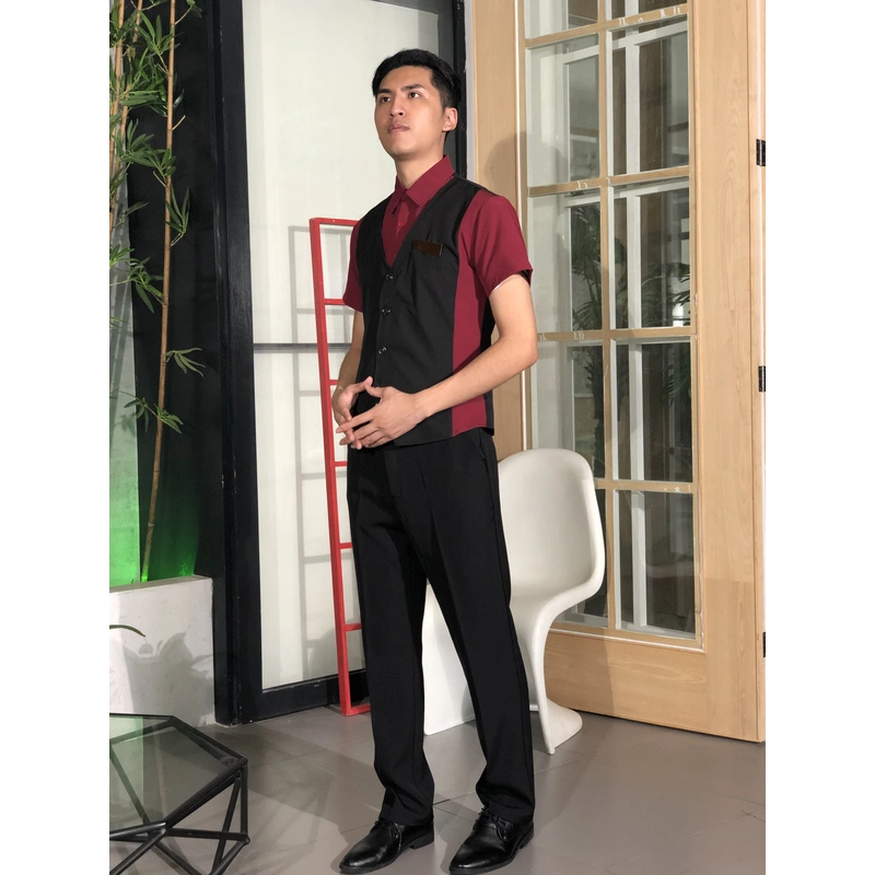 BD-MO-109  Model display Design contrasting uniforms Front desk uniform supplier