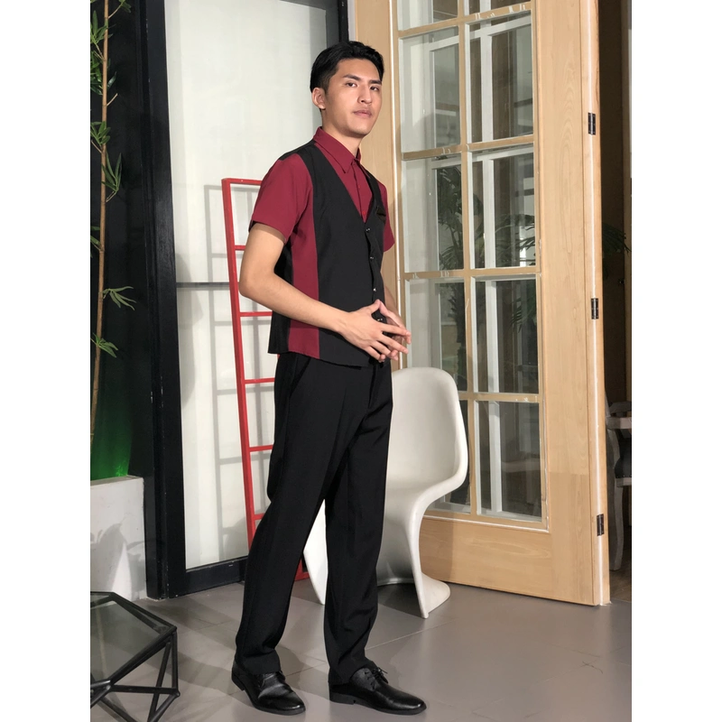 BD-MO-109  Model display Design contrasting uniforms Front desk uniform supplier