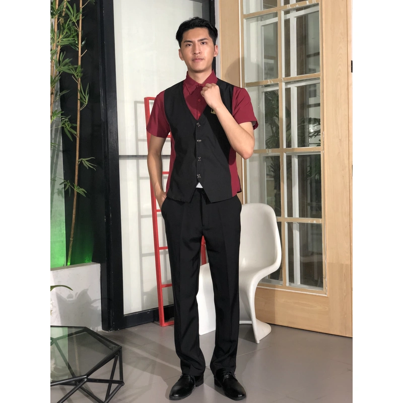 BD-MO-109  Model display Design contrasting uniforms Front desk uniform supplier