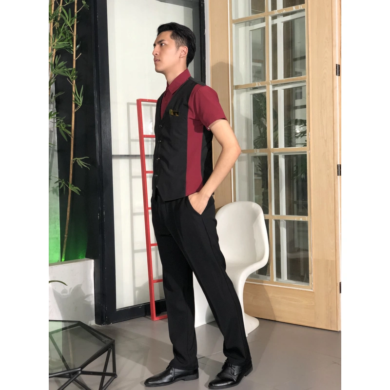 BD-MO-109  Model display Design contrasting uniforms Front desk uniform supplier