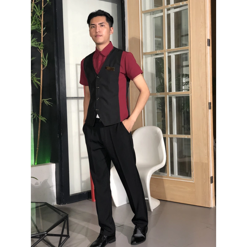 BD-MO-109  Model display Design contrasting uniforms Front desk uniform supplier