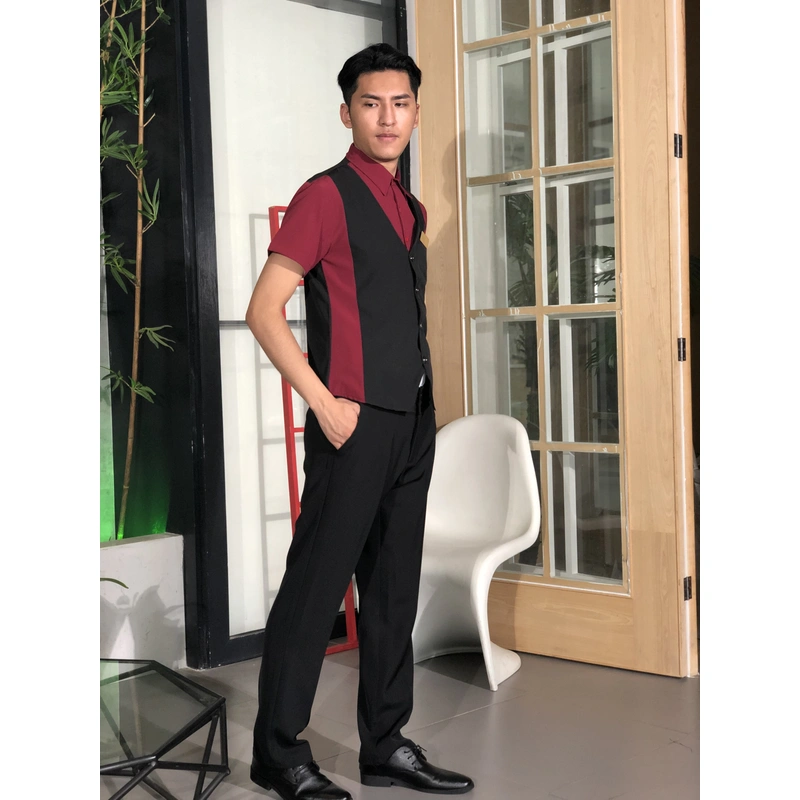 BD-MO-109  Model display Design contrasting uniforms Front desk uniform supplier