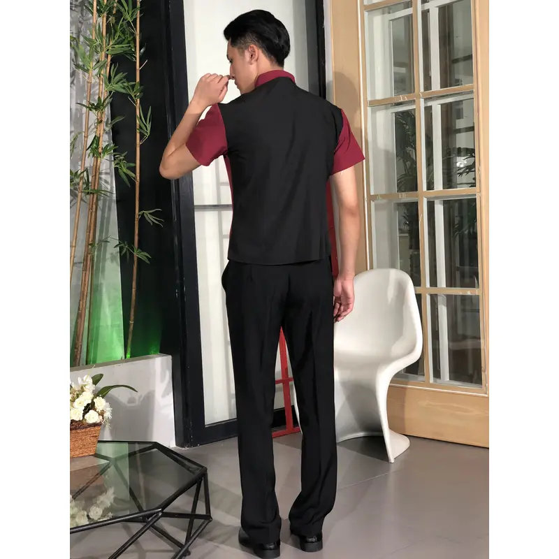 BD-MO-109  Model display Design contrasting uniforms Front desk uniform supplier