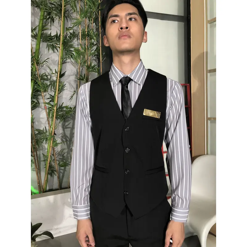 BD-MO-110  Model display Design comfortable anti-wrinkle uniforms Front desk uniform manufacturer