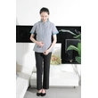 BD-MO-034 Order grey short-sleeved housekeeping uniform