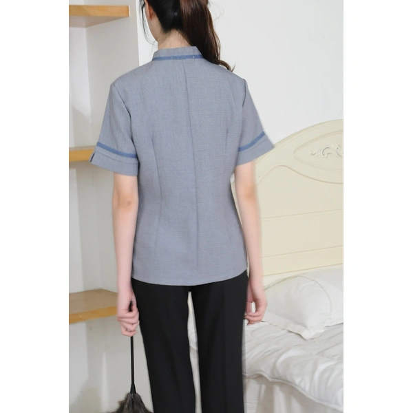 BD-MO-043  Design Chinese stand-up collar, order slit cuffs, invisible button design