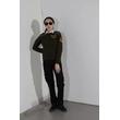 BD-MO-013 Customized Security Sweater Uniform Model Demonstration Real Person Trying On Custom Style