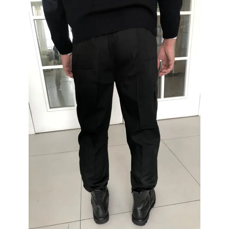 BD-MO-019  Custom-made fashion men's security uniforms, design shoulder straps, badges, real people try on