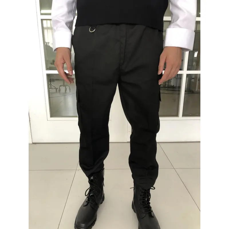 BD-MO-018 Design shoulder straps and epaulettes security sweater uniforms Custom-made men's fashion security sweater uniforms