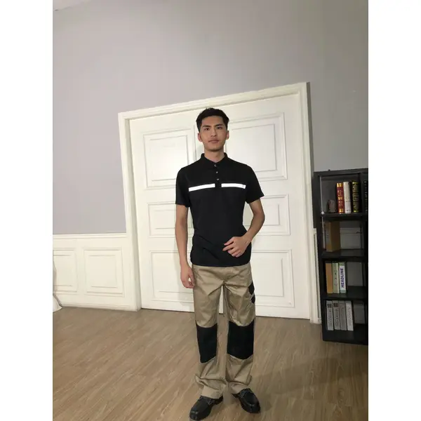 bd-mo-057 modelos de uniformes de manutenção de hotel personalizados resistentes ao desgaste 