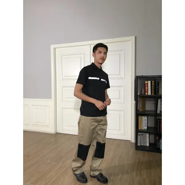 bd-mo-057 modelos de uniformes de manutenção de hotel personalizados resistentes ao desgaste 