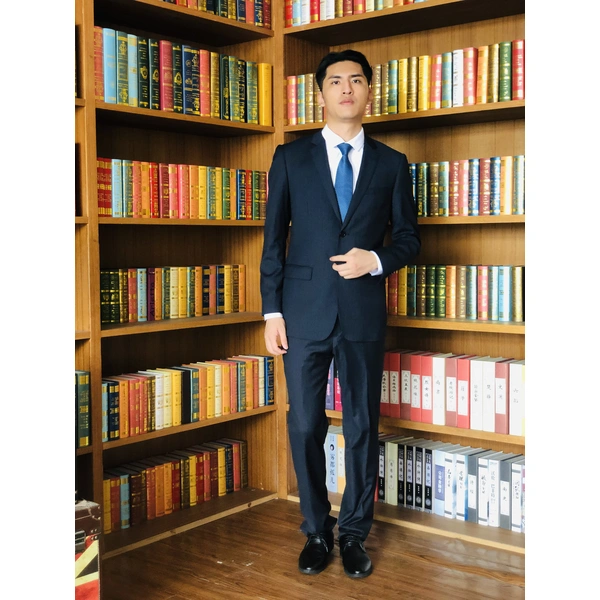 BD-MO-060 Manufacturing striped men's suits Personal design single-breasted double-button striped men's suits