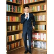 BD-MO-060 Manufacturing striped men's suits Personal design single-breasted double-button striped men's suits