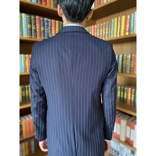 BD-MO-061 A large number of customized striped men's suits Design business single-breasted men's suits