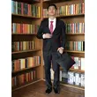 BD-MO-062 Order online custom black men's suits custom striped single-breasted men's suits