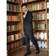 BD-MO-062 Order online custom black men's suits custom striped single-breasted men's suits