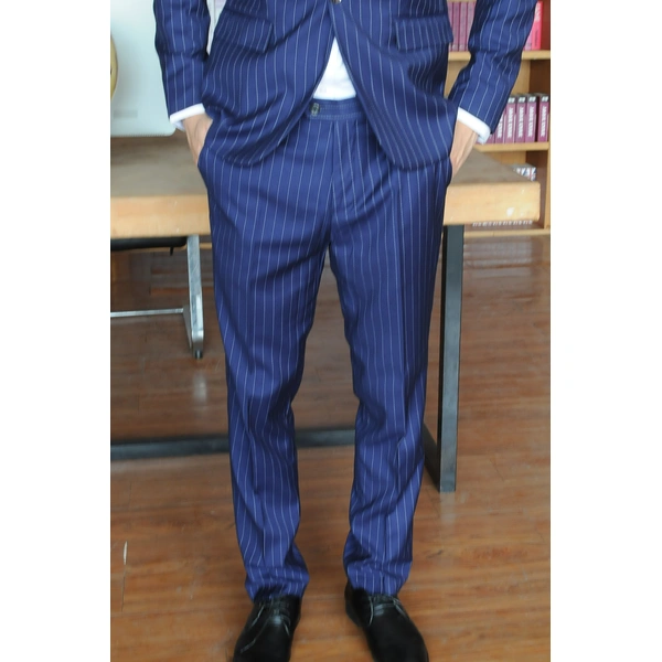 BD-MO-065 Personal design striped suit Customized professional business men's suit