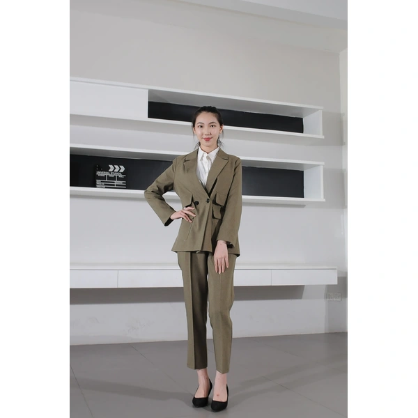 BD-MO-076 Custom-designed suits Model demonstration Commuter casual women's suits Suit shop