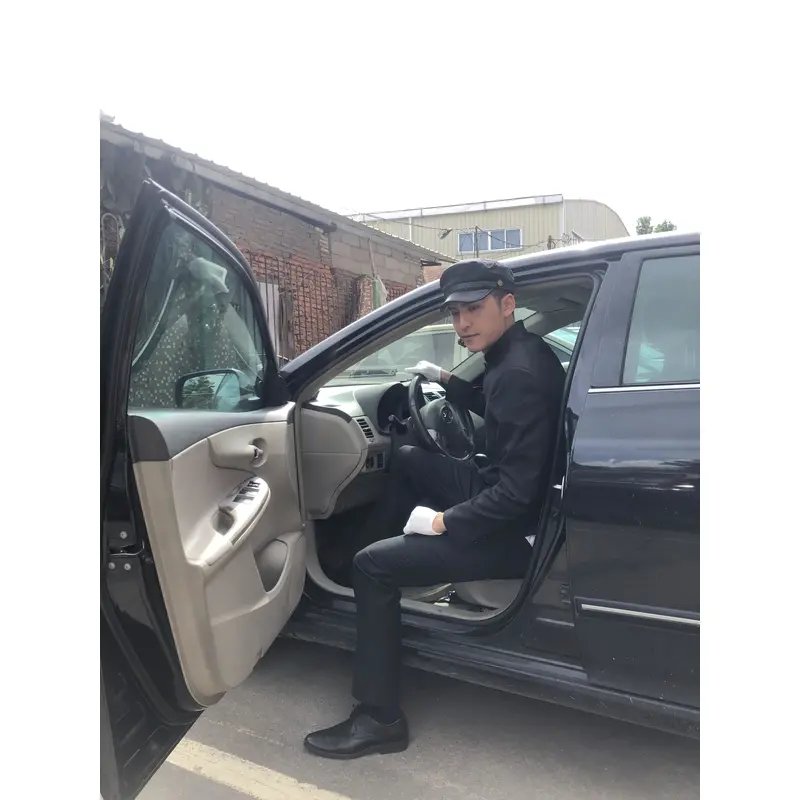 BD-MO-116 Custom-made driver uniforms Model display Tailor-made stand-up collar uniforms Lightweight and wrinkle-resistant Driver uniform shop