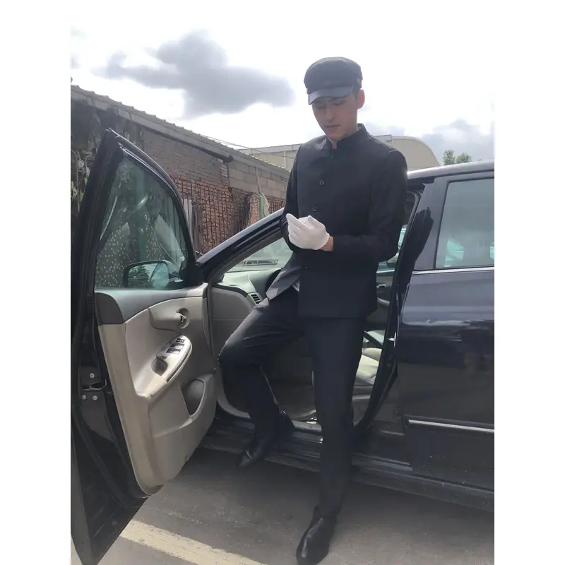 BD-MO-116 Custom-made driver uniforms Model display Tailor-made stand-up collar uniforms Lightweight and wrinkle-resistant Driver uniform shop